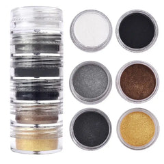 ELMAS 6 Color Pearl Powder Pigment Set for DIY Crafts