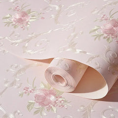 ELMAS Floral Wallpaper Self-Adhesive Warm Girl Room Decor - Al Masam Stationery LLC
