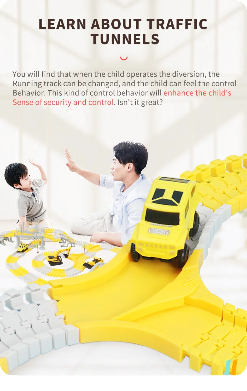ELMAS 137-467pcs Children Electric Track Car Set Gift - Al Masam Stationery LLC