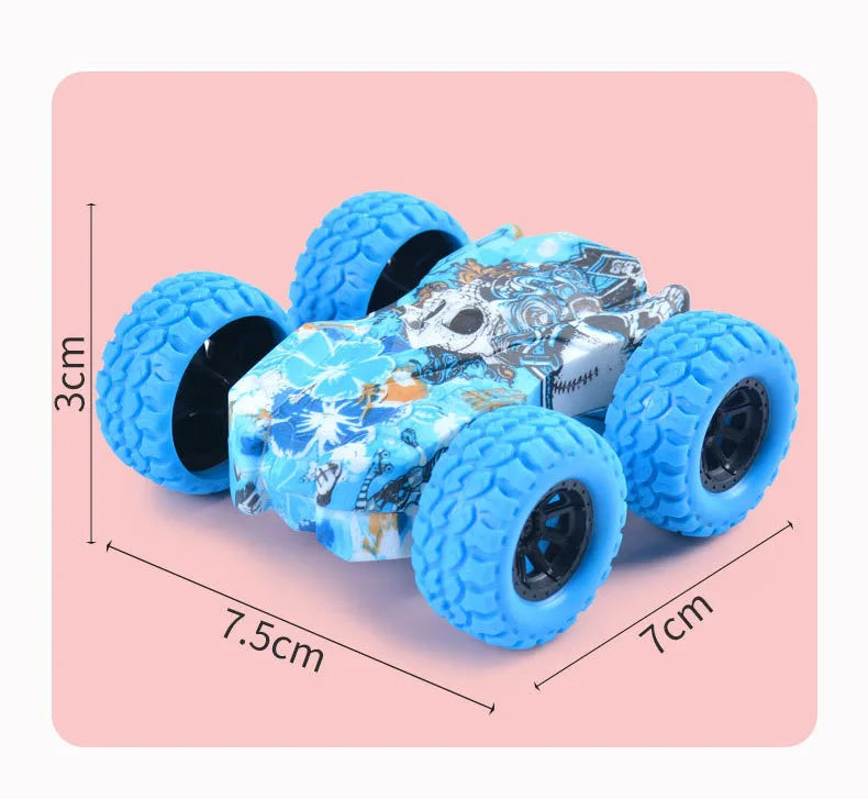 ELMAS Fun Pull Back Car Double-Side Shatter-Proof Toy - Al Masam Stationery LLC