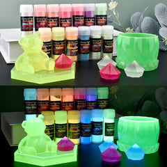 ELMAS Glow-in-the-Dark Epoxy Resin Pigment Powder 20g