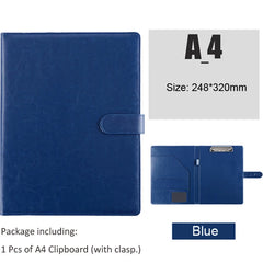 ELMAS A5/A4 Leather Clipboard Folder for Meetings