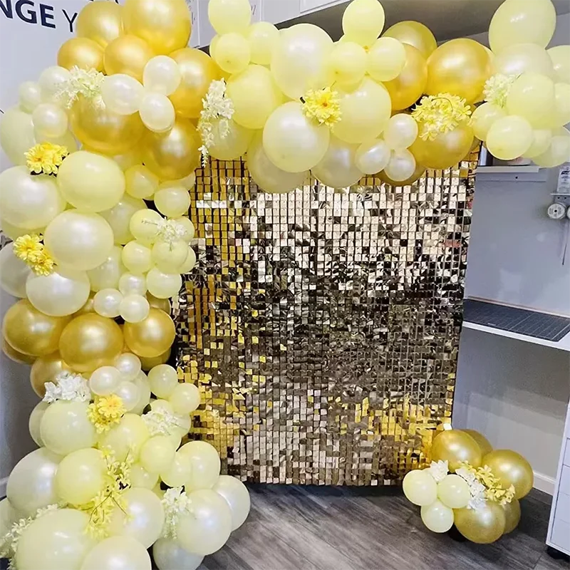 ELMAS Transparent 6/12/24Pcs Glitter Sequins Wall Panels - Al Masam Stationery LLC