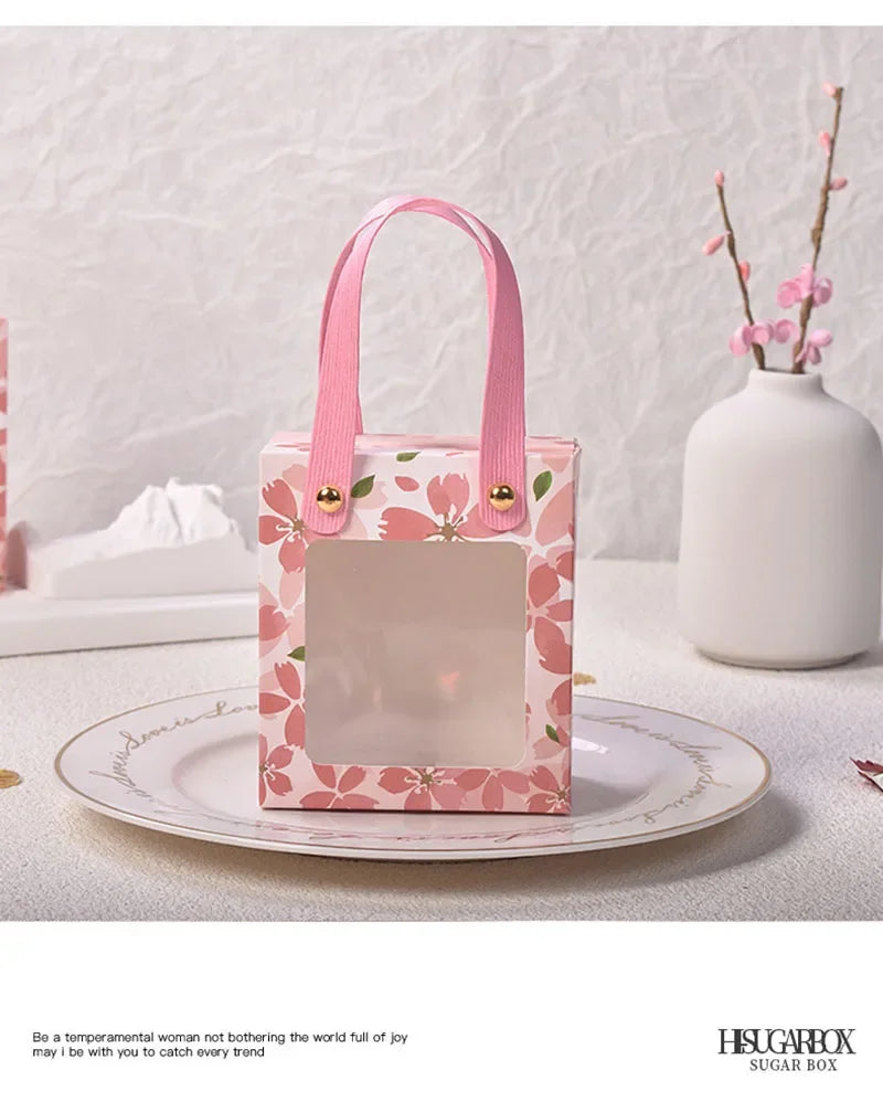 ELMAS Pink Cherry Blossom Candy Gift Boxes 10-100Pcs - Al Masam Stationery LLC