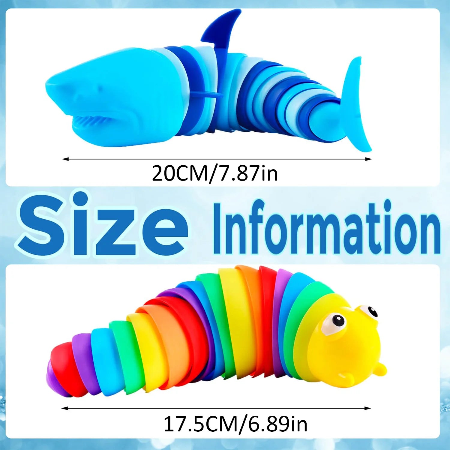 ELMAS Cevioce Fidget Slug Toy 2-Piece Set for Stress Relief - Al Masam Stationery LLC