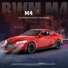 ELMAS 1:32 BMW M4 Supercar Alloy Car Model Toy Gift - Al Masam Stationery LLC