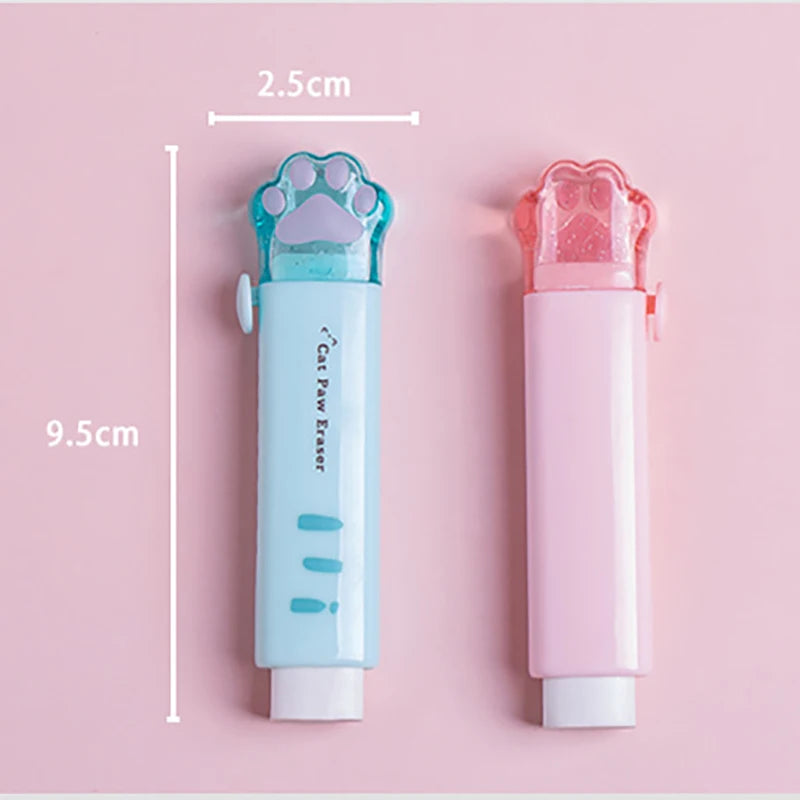 ELMAS Adorable Cat Paw Rubber Eraser for Fun Corrections - Al Masam Stationery LLC