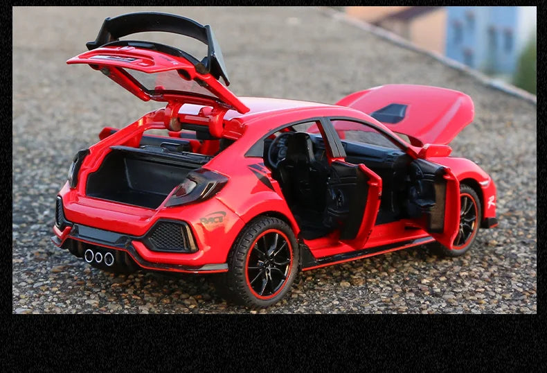 ELMAS 1:32 HONDA CIVIC TYPE-R Diecast Car Model Gift - Al Masam Stationery LLC