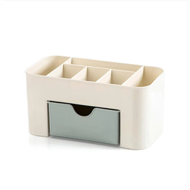 ELMAS Makeup Organizer Storage Box with Drawer Acrylic - Al Masam Stationery LLC