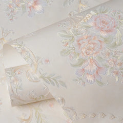 ELMAS Floral Wallpaper Self-Adhesive Warm Girl Room Decor - Al Masam Stationery LLC