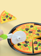 ELMAS Kids Pizza Cutting Playset - Fun Kitchen Toy!