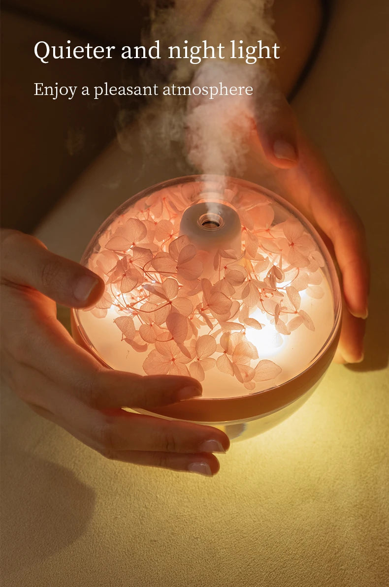 ELMAS 270ML USB Rechargeable Air Humidifier With LED Light - Al Masam Stationery LLC