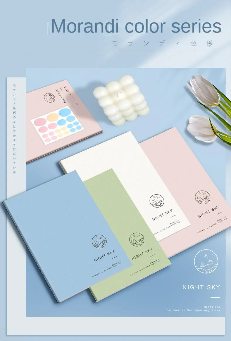 ELMAS 5pcs Mori Style A5 Notepad Retro Student Book - Al Masam Stationery LLC