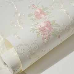 ELMAS Floral Wallpaper Self-Adhesive Warm Girl Room Decor - Al Masam Stationery LLC