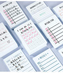 ELMAS 50Sheets Planner Memo Pad for Study & Work - Al Masam Stationery LLC