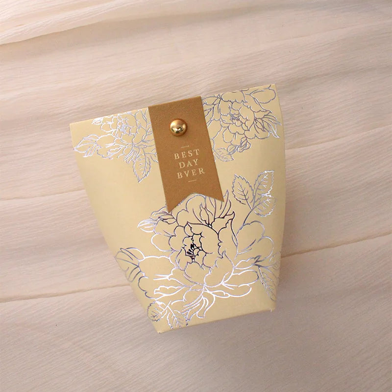 ELMAS Upscale Gilded Wedding Favor Candy Box For Guests - Al Masam Stationery LLC