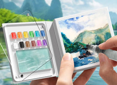 ELMAS Portable Mini Painting Notebook for Artists