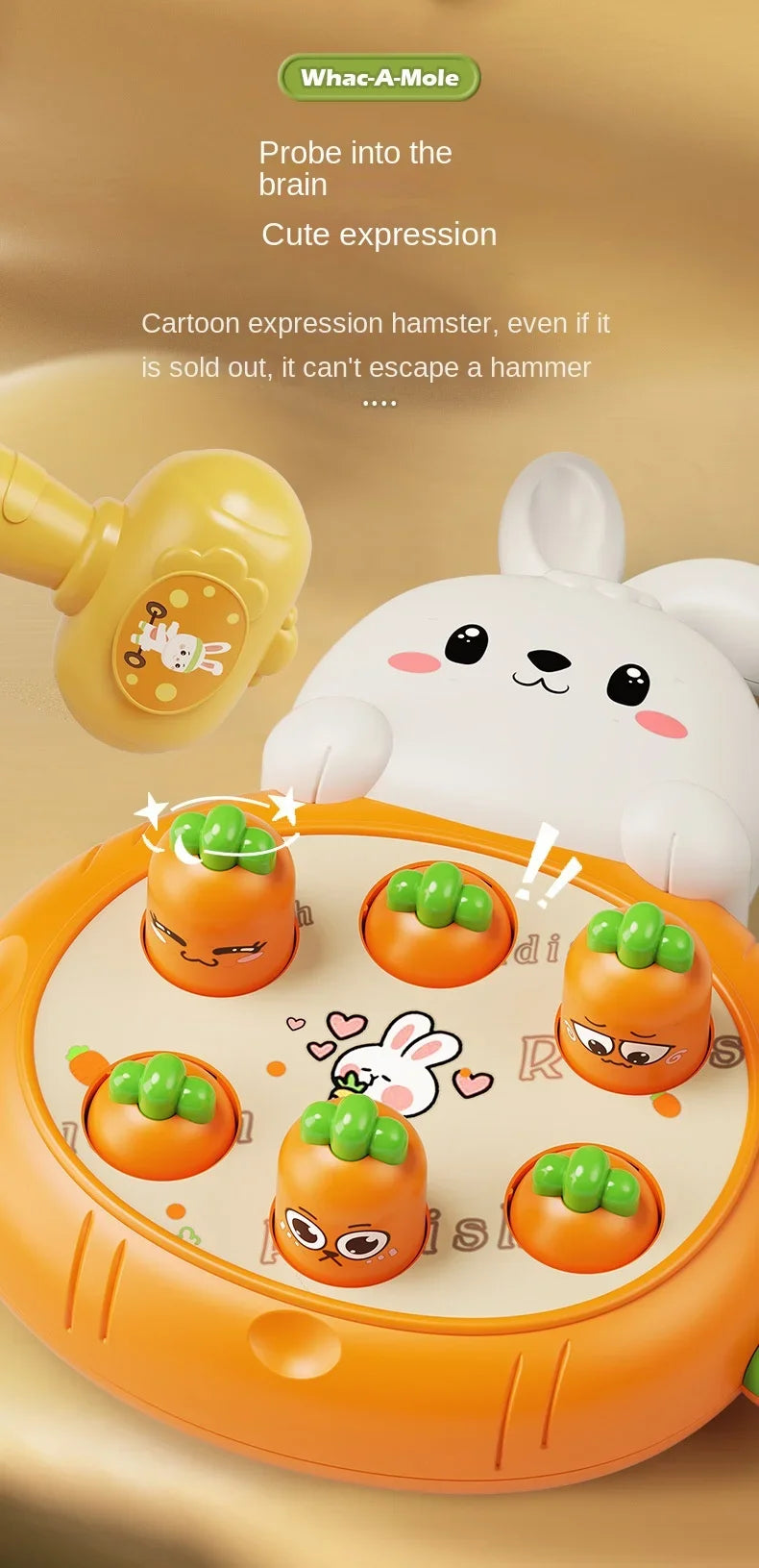 ELMAS Animal Theme Montessori Toddler Hammering Game - Al Masam Stationery LLC