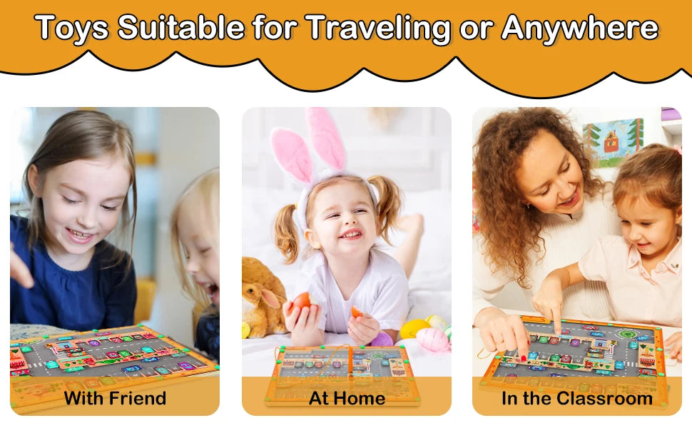 ELMAS Magnetic Alphabet Puzzle for Toddler Learning - Al Masam Stationery LLC