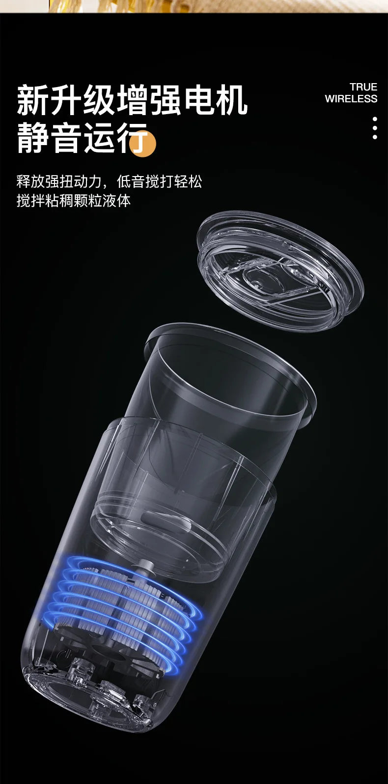 ELMAS 350ml Self-Stirring Mug USB Rechargeable Cup - Al Masam Stationery LLC