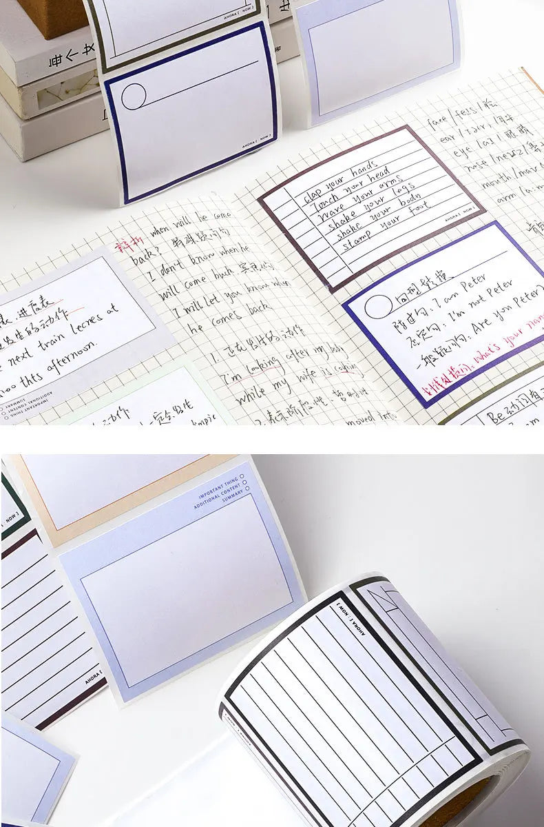 ELMAS 250Sheets Pull-out Sticky Notes Notepad Memo Pad - Al Masam Stationery LLC