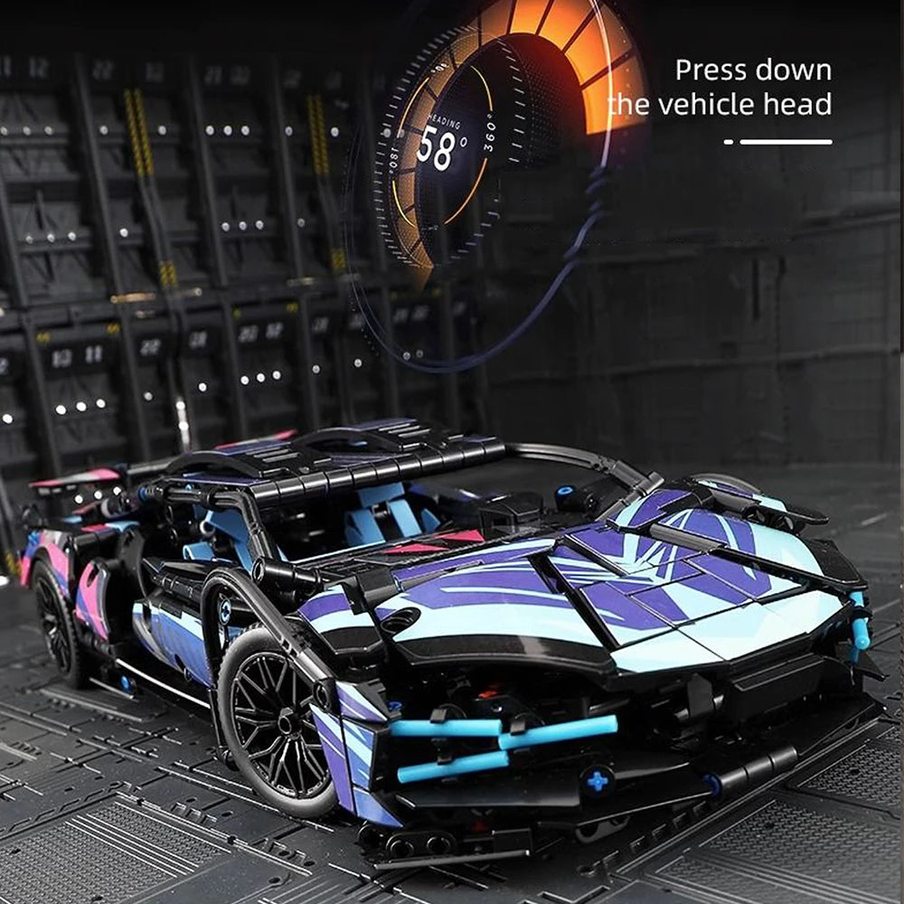 ELMAS Ultimate Supercar Building Blocks Set for All Ages - Al Masam Stationery LLC