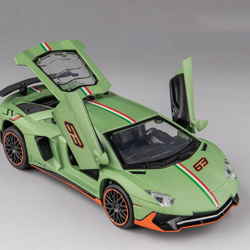 ELMAS 1:32 Lamborghini Aventador SVJ Diecast Model Car - Al Masam Stationery LLC