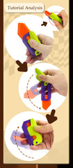 ELMAS 3D Carrot Fidget Knife - Fun Stress Relief Toy