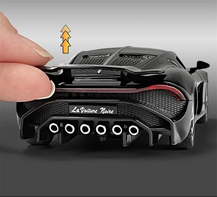 ELMAS 1:32 BGT La Voiture Noire Alloy Car Model Toy - Al Masam Stationery LLC