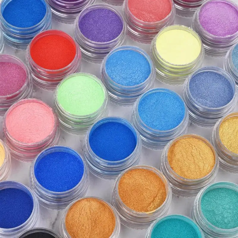 ELMAS 6 Color Pearl Powder Pigment for Epoxy Resin Crafts - Al Masam Stationery LLC