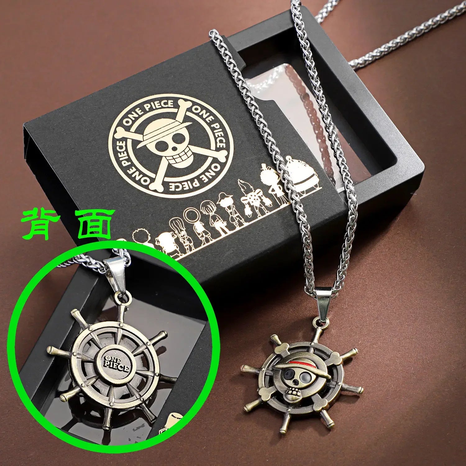 ELMAS New Anime One Piece Luffy Necklace Gift for All - Al Masam Stationery LLC
