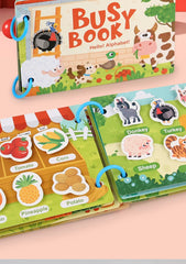 ELMAS - Montessori Baby Busy Book My First Quiet Book