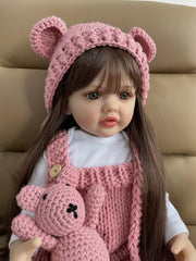 ELMAS 22" Realistic Reborn Silicone Baby Doll - Perfect Gift - Al Masam Stationery LLC