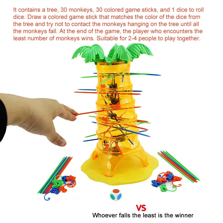 ELMAS Monkey Climbing Tree Game For Kids Fun Puzzle - Al Masam Stationery LLC