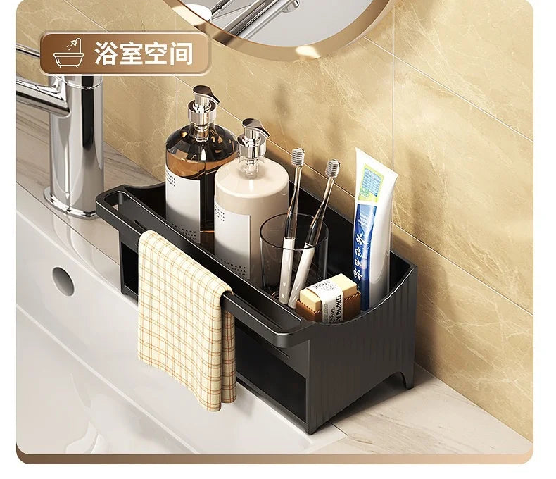 ELMAS Automatic Drainage Sink Storage Rack Organizer - Al Masam Stationery LLC