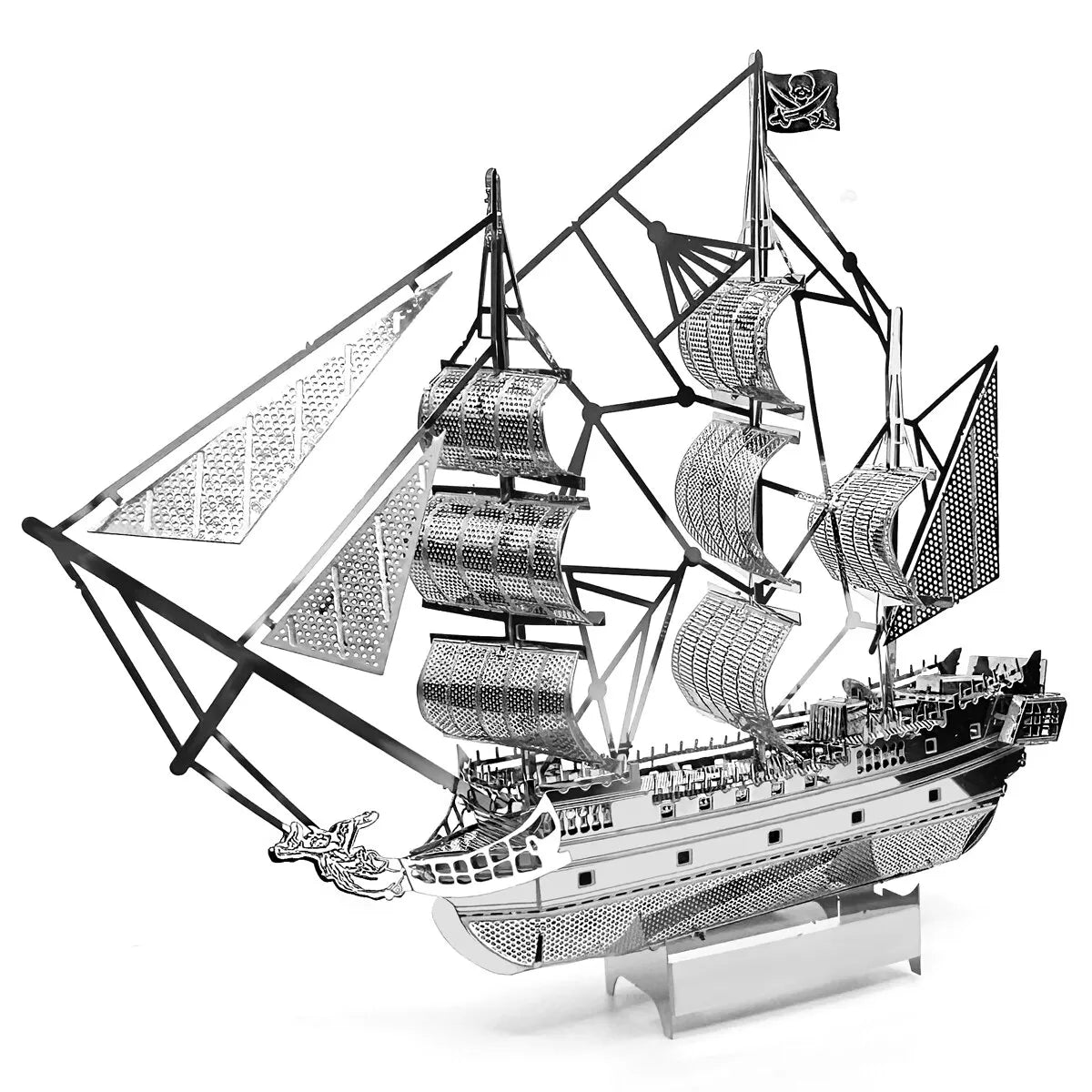 ELMAS Black Pearl Pirate Ship 3D Metal Puzzle Kits - Al Masam Stationery LLC