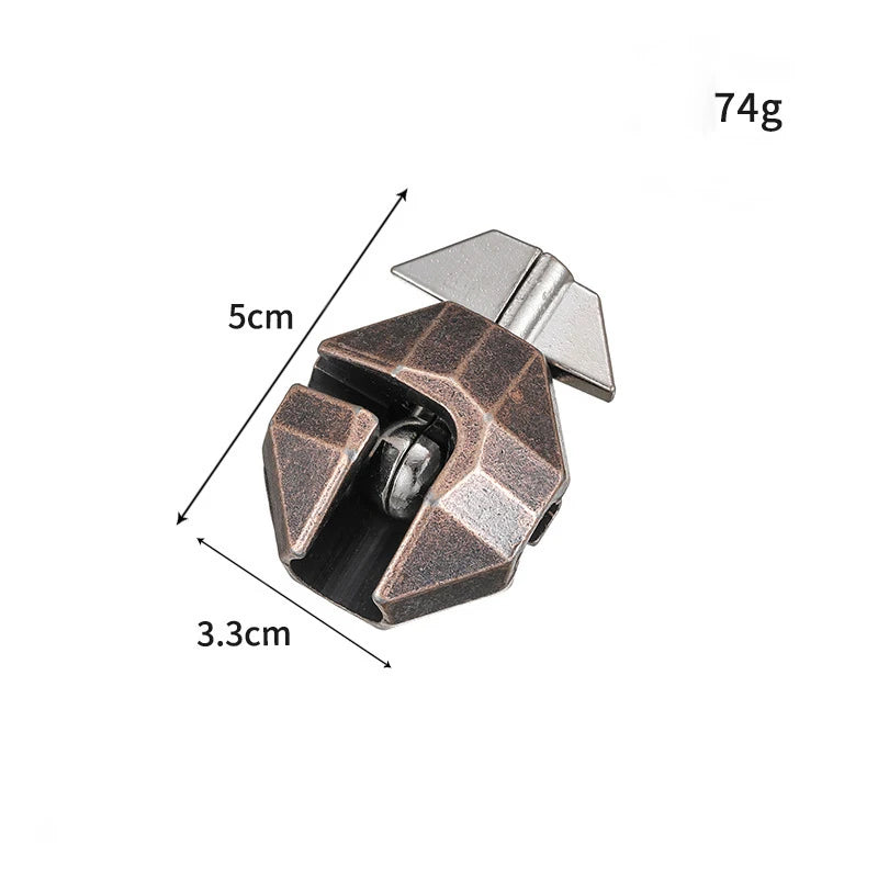 ELMAS Lock Puzzles Classic IQ Metal Brain Teaser Game - Al Masam Stationery LLC