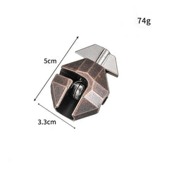 ELMAS Lock Puzzles Classic IQ Metal Brain Teaser Game - Al Masam Stationery LLC
