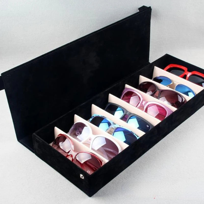ELMAS Elegant 8-Slot Eyewear Organizer Case - Al Masam Stationery LLC