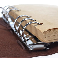 ELMAS Vintage Leather Sketchbook with Replaceable Pages