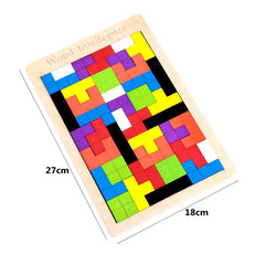 ELMAS 3D Wooden Puzzle for Kids - Fun Learning Game