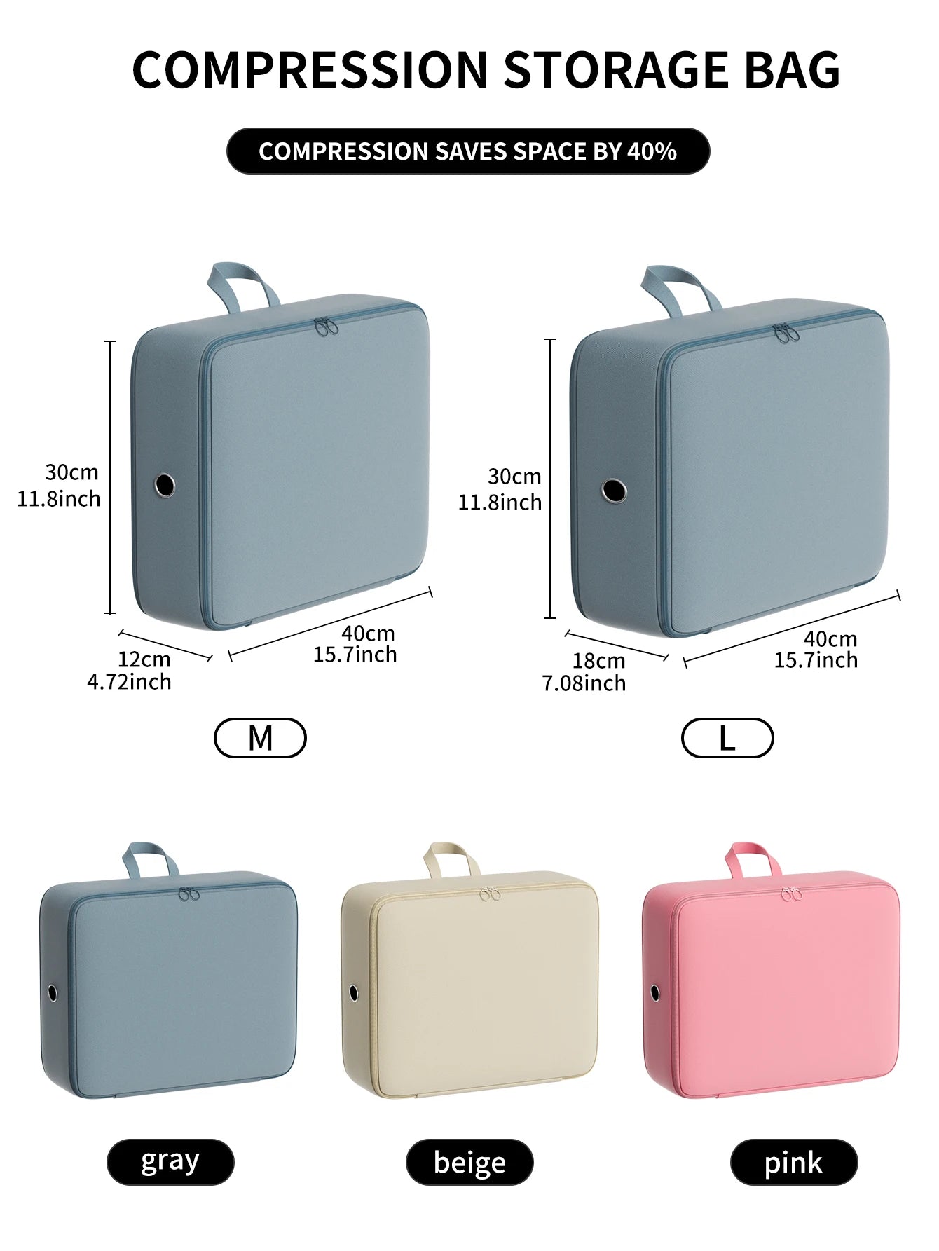 ELMAS Compression Down Jacket Quilt Storage Bag Organizer - Al Masam Stationery LLC