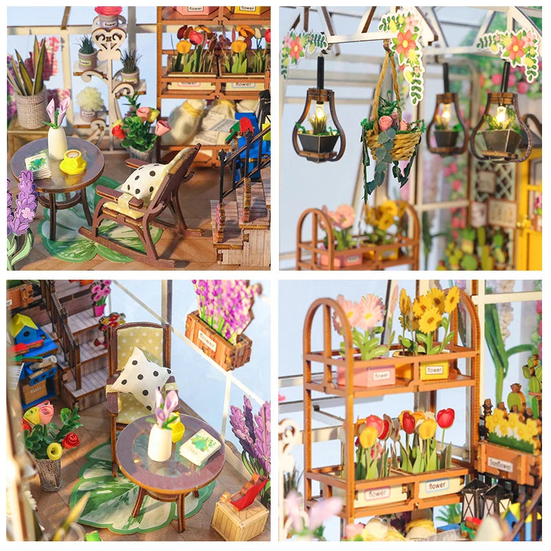 ELMAS Enchanted Garden House Bookshelf Insert Kit - Al Masam Stationery LLC