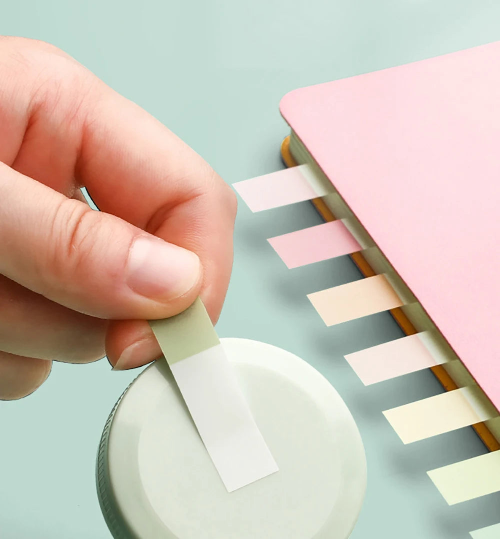 ELMAS Retro Morandi Sticky Notes Notepad School Supplies - Al Masam Stationery LLC