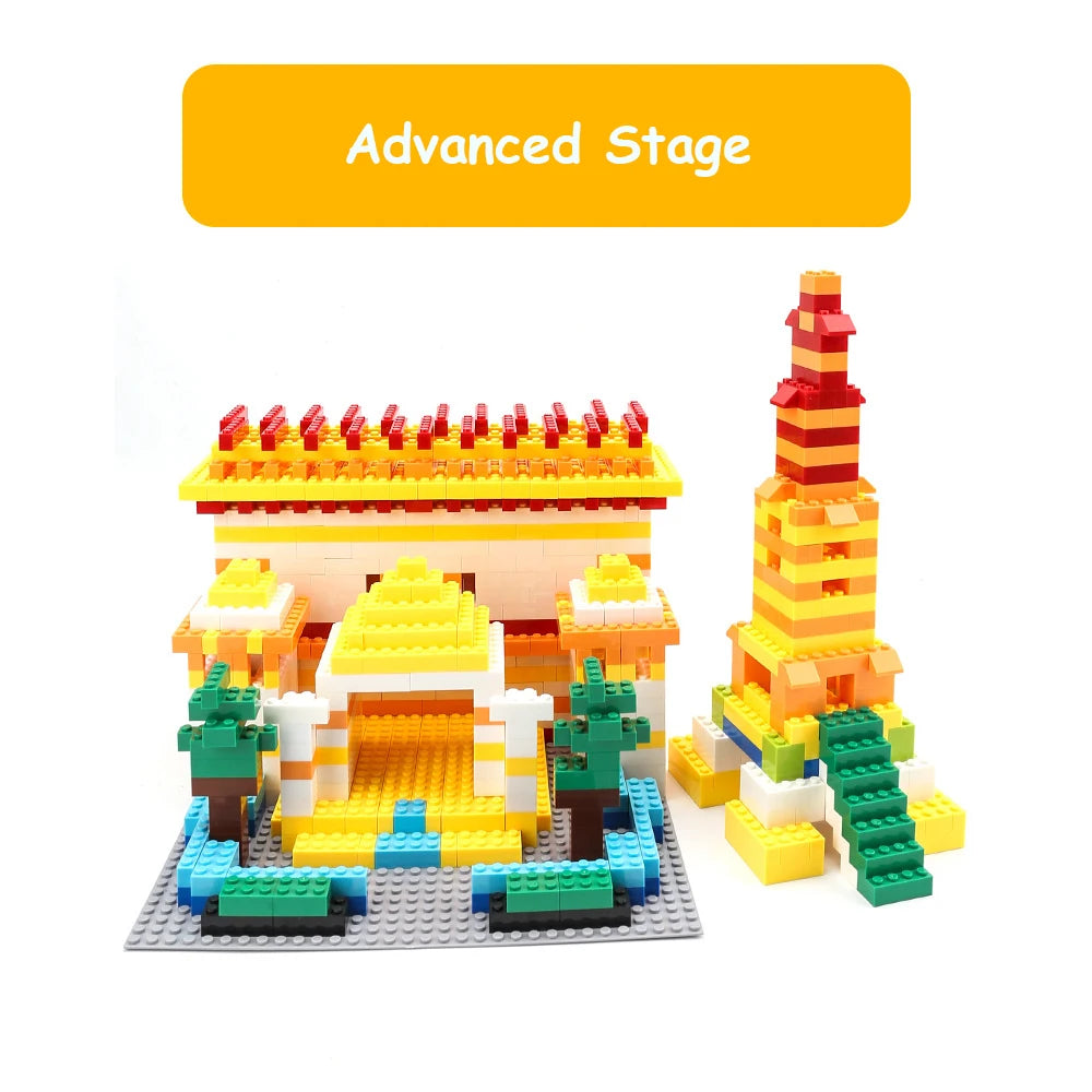 ELMAS Color-Sorted Building Blocks Set - 120/240PCS - Al Masam Stationery LLC