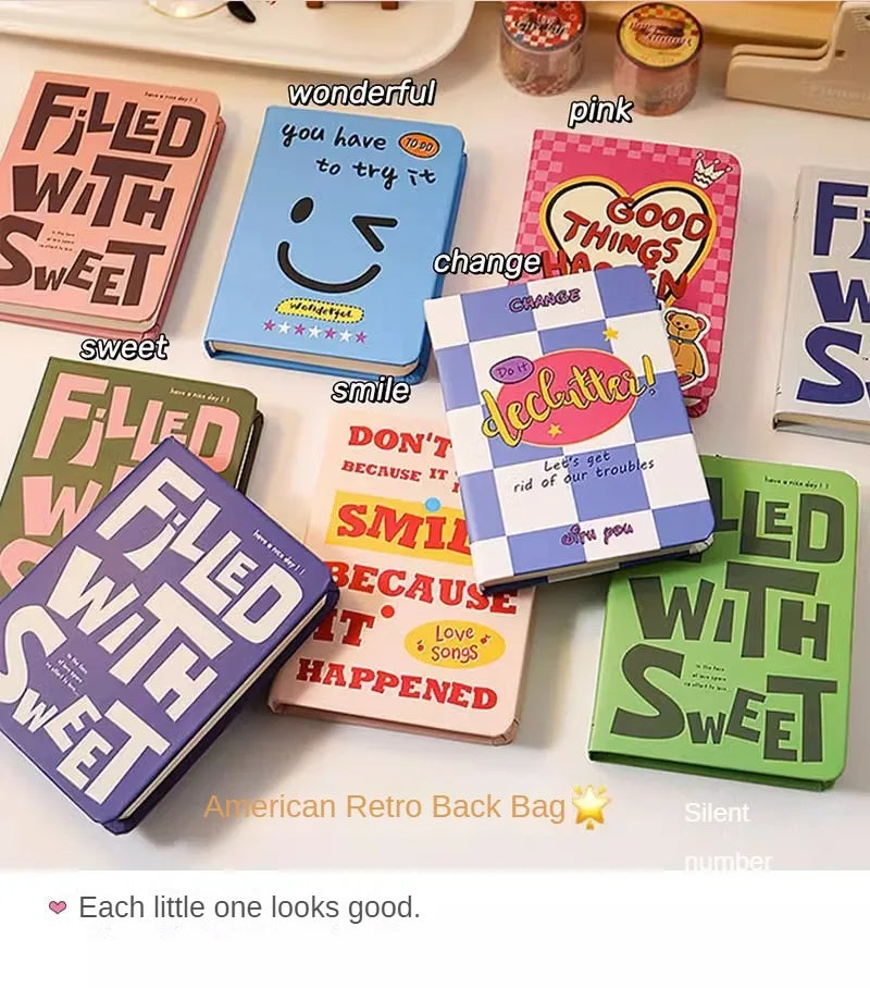 ELMAS American Retro A7 Mini Notepad Daily Planner - Al Masam Stationery LLC