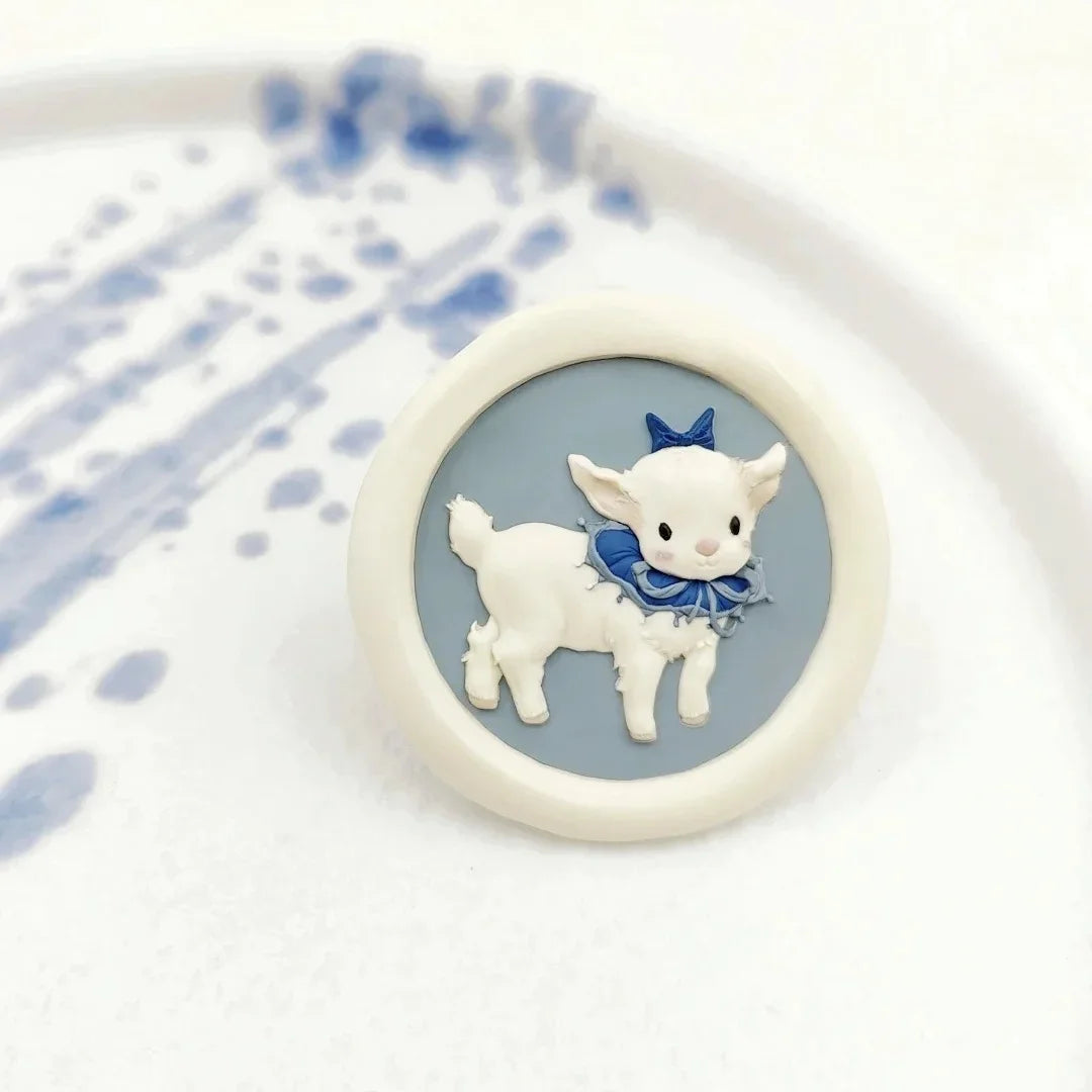 ELMAS Cute Animal Series Seal Stamp DIY Toy for Crafts - Al Masam Stationery LLC