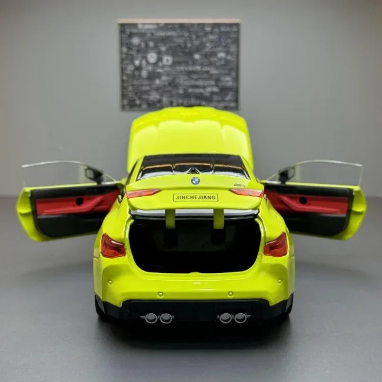 ELMAS BMW M4 Alloy 1:24 Scale Diecast Toy Car Gift - Al Masam Stationery LLC
