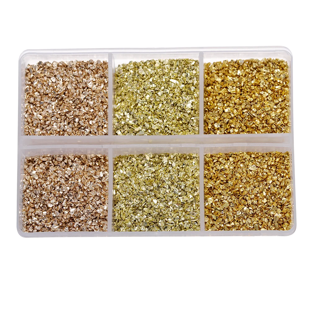 ELMAS Crushed Glass Stones for DIY Resin Crafts & Nail Art - Al Masam Stationery LLC