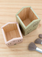 ELMAS Cartoon Wooden Pen Holder & Makeup Brush Organizer - Al Masam Stationery LLC